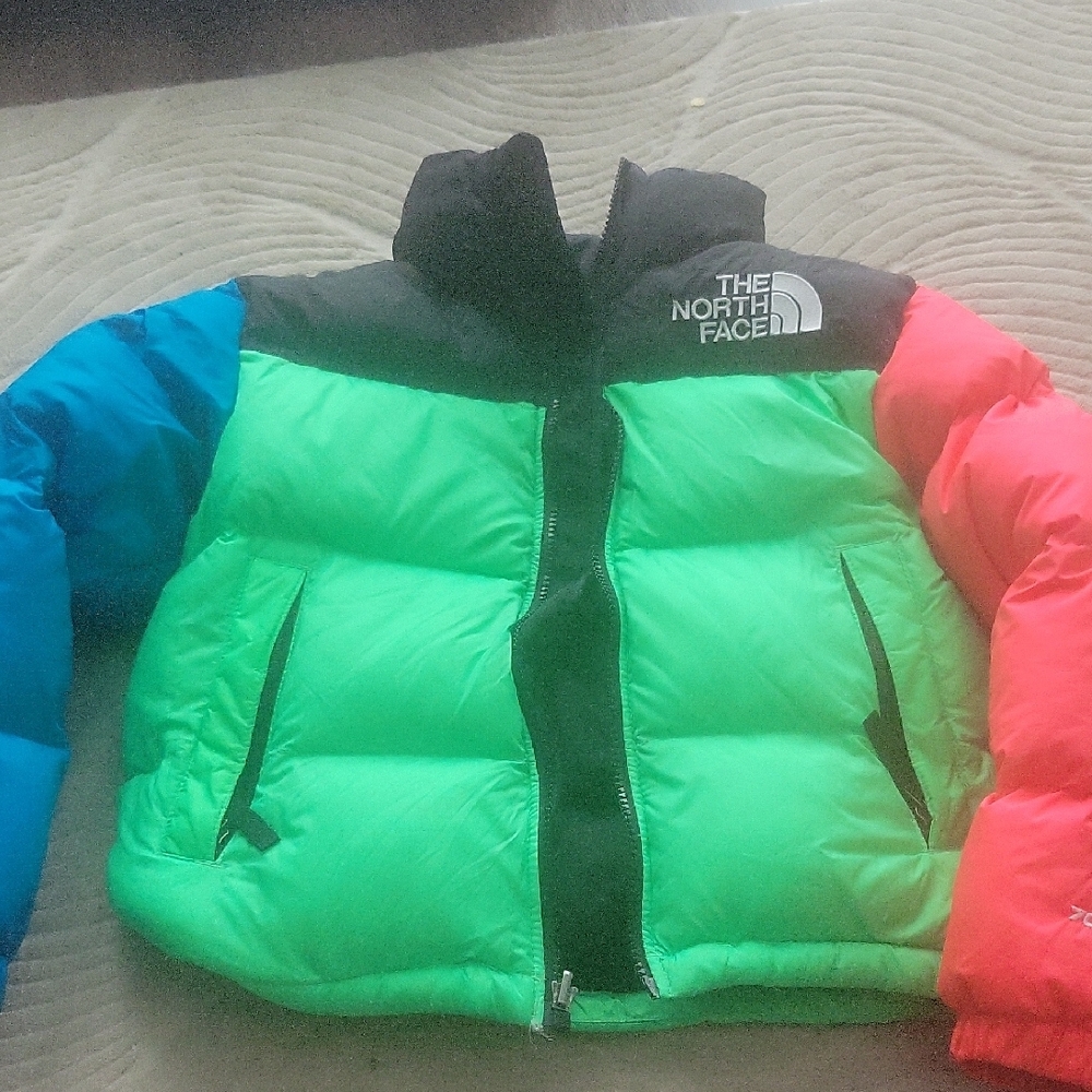 The North Face Kids Puffer Jacket - Green, Blue, Red